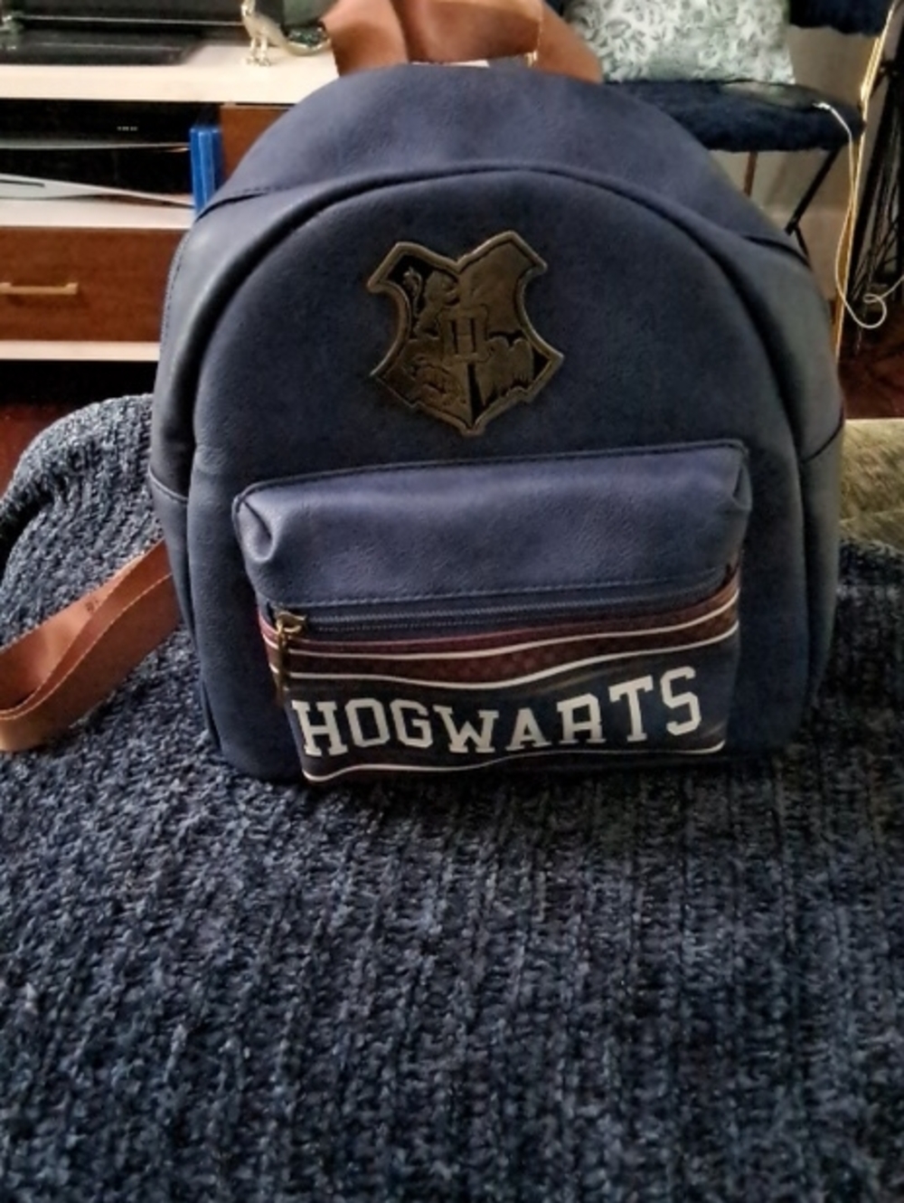 Hogwarts Navy Blue Mini Backpack – Licensed Harry Potter Bag